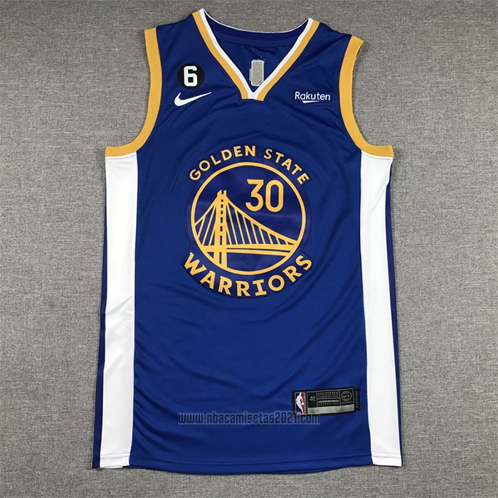 Camiseta Golden State Warriors Stephen Curry #30 Icon 2022-23 Azul